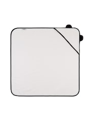 Panda London White Kids Bamboo Viscose Hooded Towel - Image 2 of 4