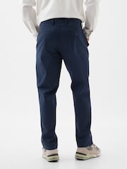 Gap Blue Straight Fit Stretch Essential Chino Trousers - Image 2 of 8