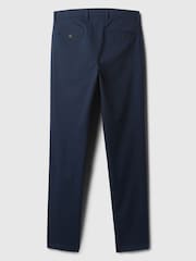 Gap Blue Straight Fit Stretch Essential Chino Trousers - Image 6 of 8