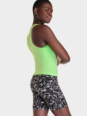 Sweaty Betty Black Electric Texture Print Power 6" Biker Shorts - Image 3 of 9