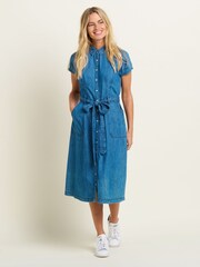 Brakeburn Blue Betsy Shirt Dress - Image 1 of 5