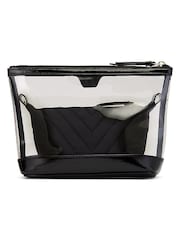 Victoria's Secret Black AM/PM Makeup Bag Duo - Image 2 of 4