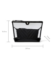 Victoria's Secret Black AM/PM Makeup Bag Duo - Image 4 of 4