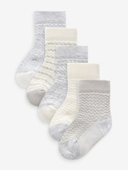 Gris - Pack de 5 calcetines para bebé (0 meses-2 años) - Imagen 1 de 6