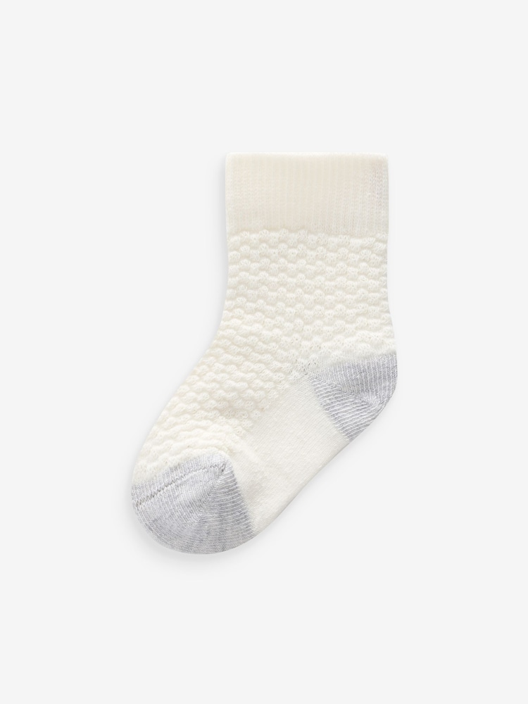 Grey Baby Socks 5 Pack (0mths-2yrs) - Image 3 of 6
