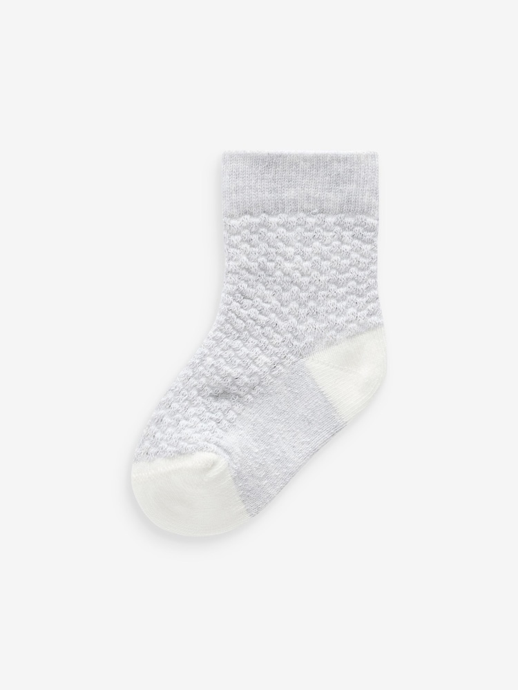 Gris - Pack de 5 calcetines para bebé (0 meses-2 años) - Imagen 6 de 6