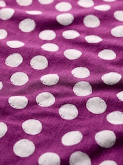 Seasalt Cornwall Purple Short Sleeve Pipers Dress - Image 6 of 6