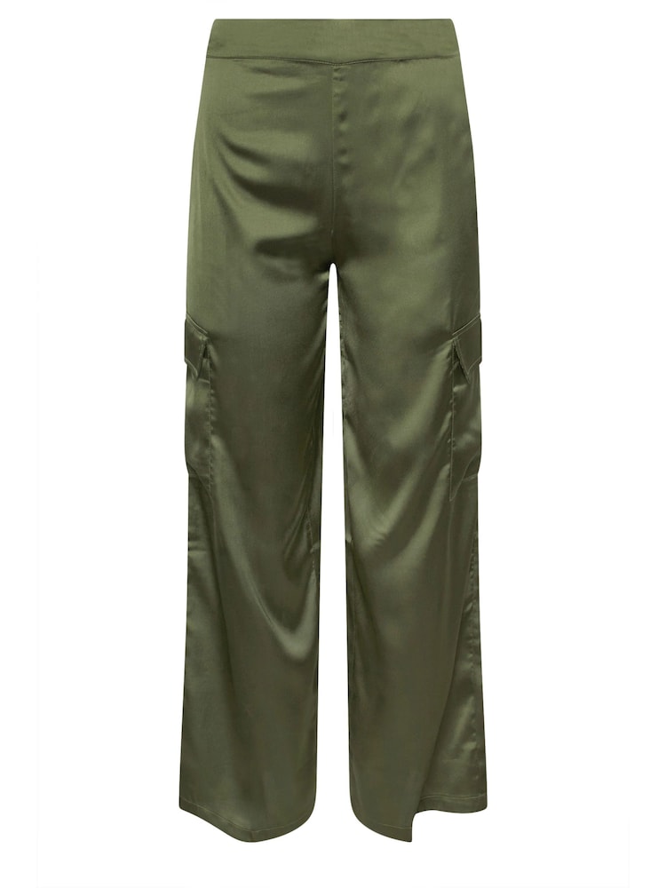 PixieGirl Petite Satin Cargo Trousers - Imagen 7 de 7 PixieGirl Petite Satin Cargo Trousers - Imagen 7 de 7