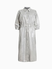 AllSaints Silver Osa Denim Dress - Image 7 of 7