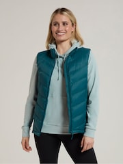 Синий - Женский мюли с принтом турбины Mountain Warehouse - Image 2 of 10