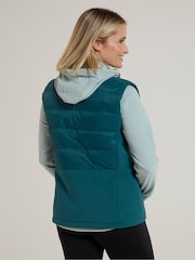 Синий - Женский мюли с принтом турбины Mountain Warehouse - Image 4 of 10