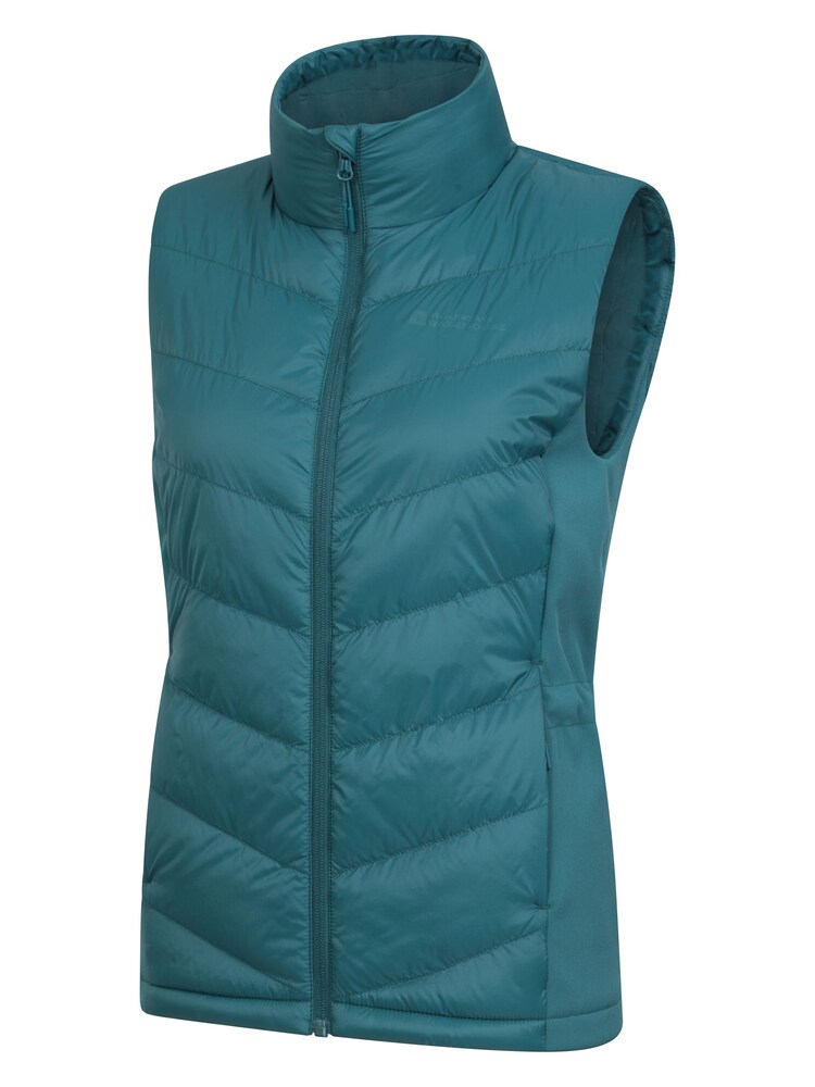 Mountain Warehouse Blue Womens Turbine Hybrid Padded Gilet - Image 7 of 10