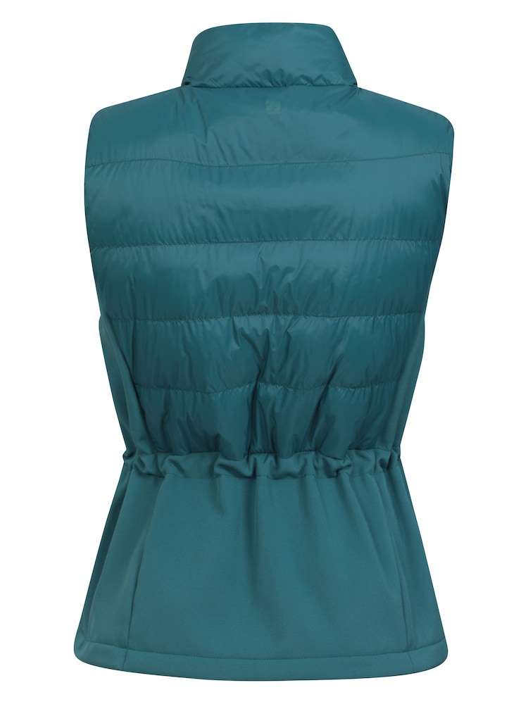 Mountain Warehouse Blue Womens Turbine Hybrid Padded Gilet - Image 9 of 10