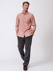 Aubin Oxcombe Brushed Oxford Button Down Shirt - Image 3 of 7