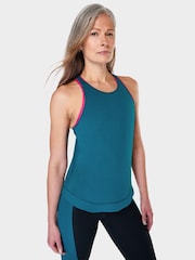 сине-зеленый Reef сине-зеленый - Майка для бега Sweaty Betty Breathe Easy - Image 1 of 7