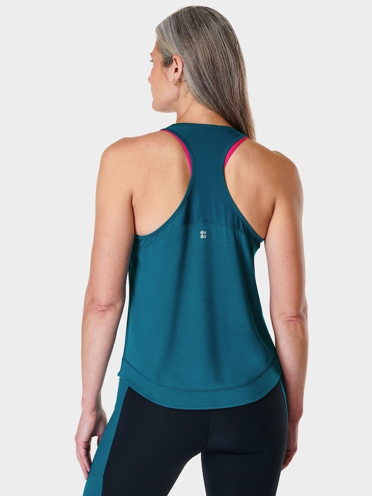 сине-зеленый Reef сине-зеленый - Майка для бега Sweaty Betty Breathe Easy - Image 2 of 7
