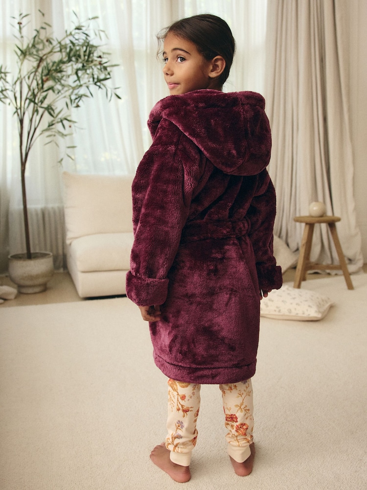 bordeaux - Peignoir en polaire Soft Touch (9mths-16yrs) - Image 3 of 7