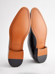 Black Signature Oxford Toecap Leather Sole Shoes - Image 6 of 6