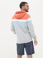 FatFace Brooke Orange Cut and Sew Overhead Hoodie - Image 2 of 9