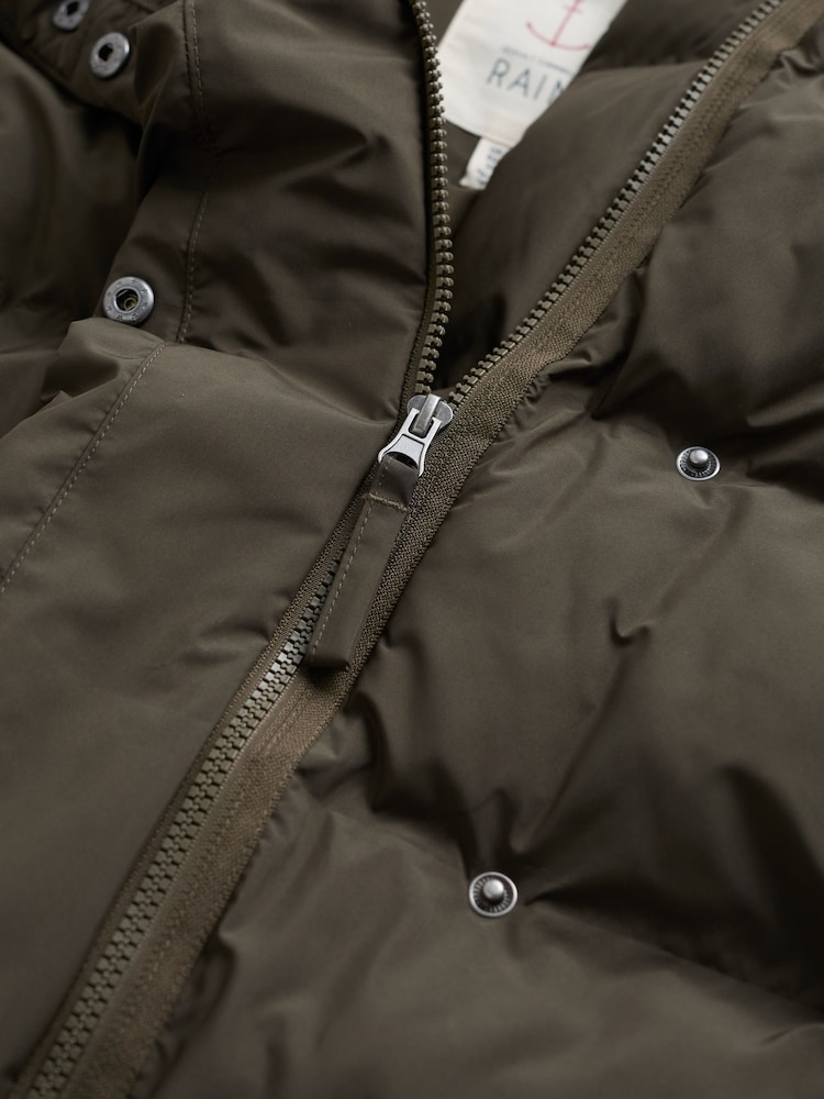Seasalt Cornwall Green Tall Holywell Bay Waterproof Coat - Image 5 of 5