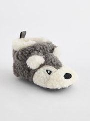 Grey Touch Fastening Character Baby Booties (0-2mths) - Image 3 of 5