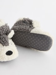 Grey Touch Fastening Character Baby Booties (0-2mths) - Image 5 of 5