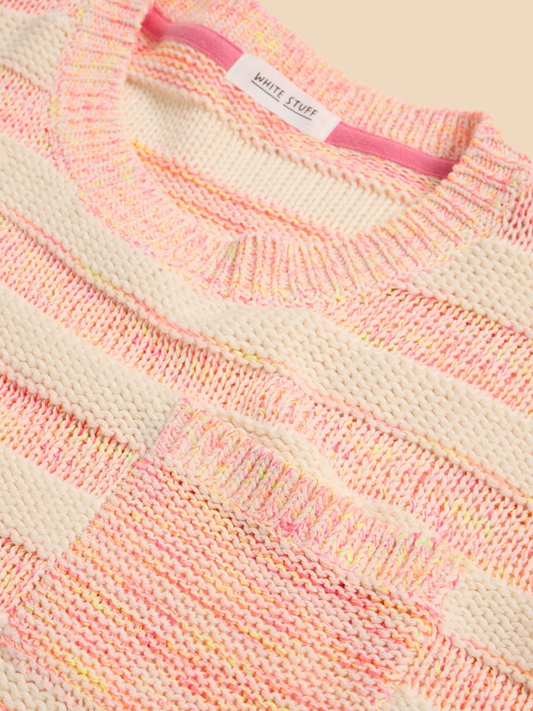 White Stuff Orange Terry Knitted T-Shirt - Image 7 of 7 White Stuff Orange Terry Knitted T-Shirt - Image 7 of 7