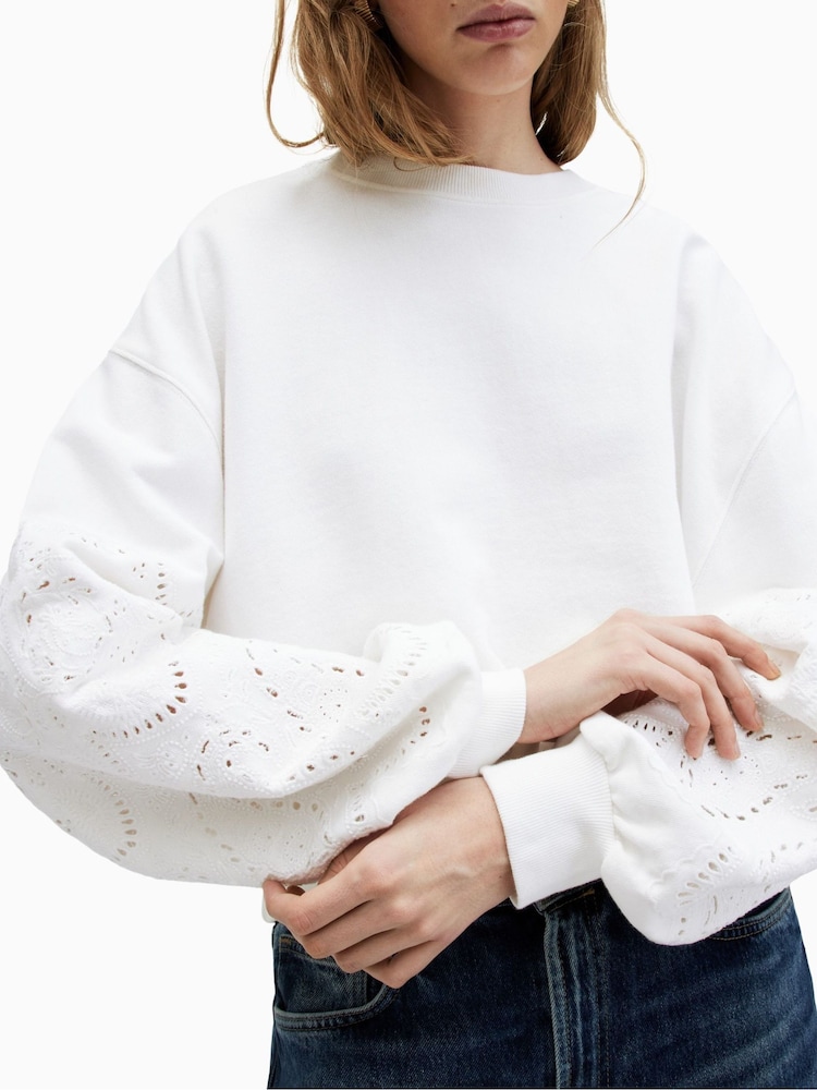AllSaints White Agata T-Shirt - Image 2 of 5