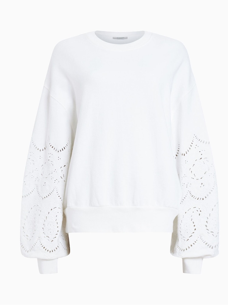 AllSaints White Agata T-Shirt - Image 5 of 5