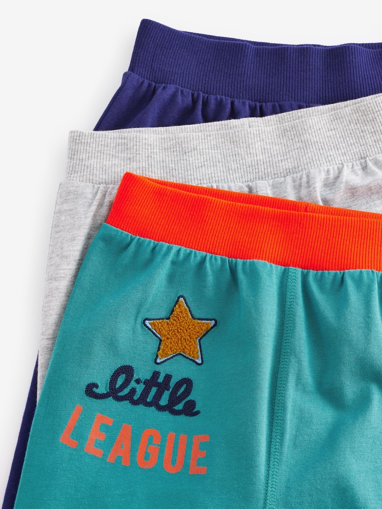 Multi Bright Varsity 3 Pack Oversized Pyjamas (9mths-10yrs) - Image 13 of 14
