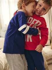 Več Bright Varsity - 3 Komplet prevelike pižame (9mesecev-10let) - Slika 4 iz 14