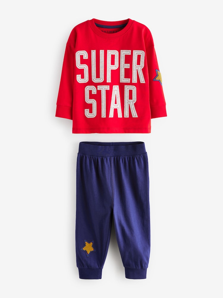 Multi Bright Varsity 3 Pack Oversized Pyjamas (9mths-10yrs) - Image 6 of 14