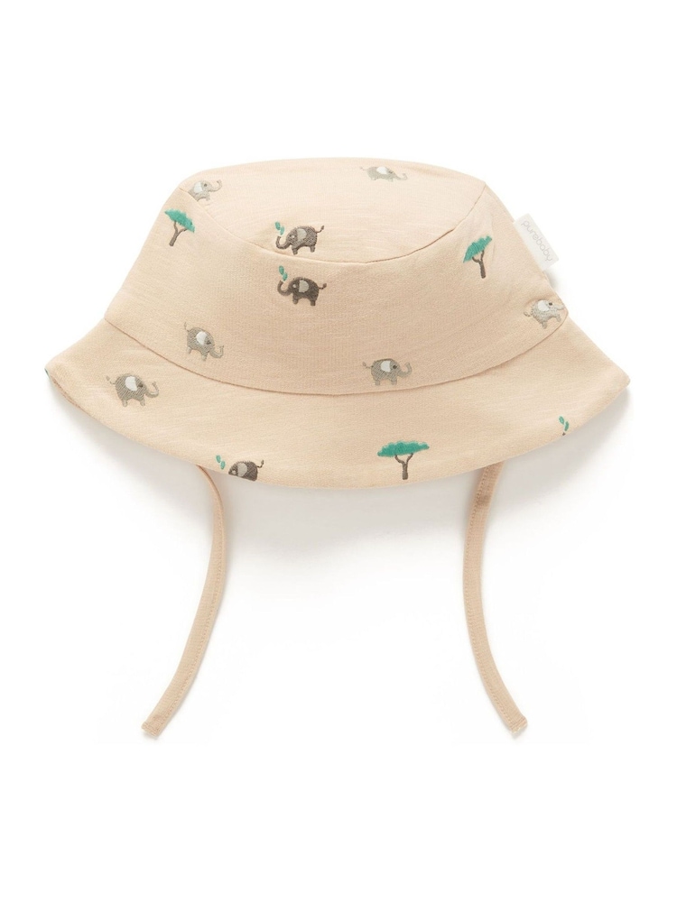 Purebaby Gingham Hat - Image 1 of 2