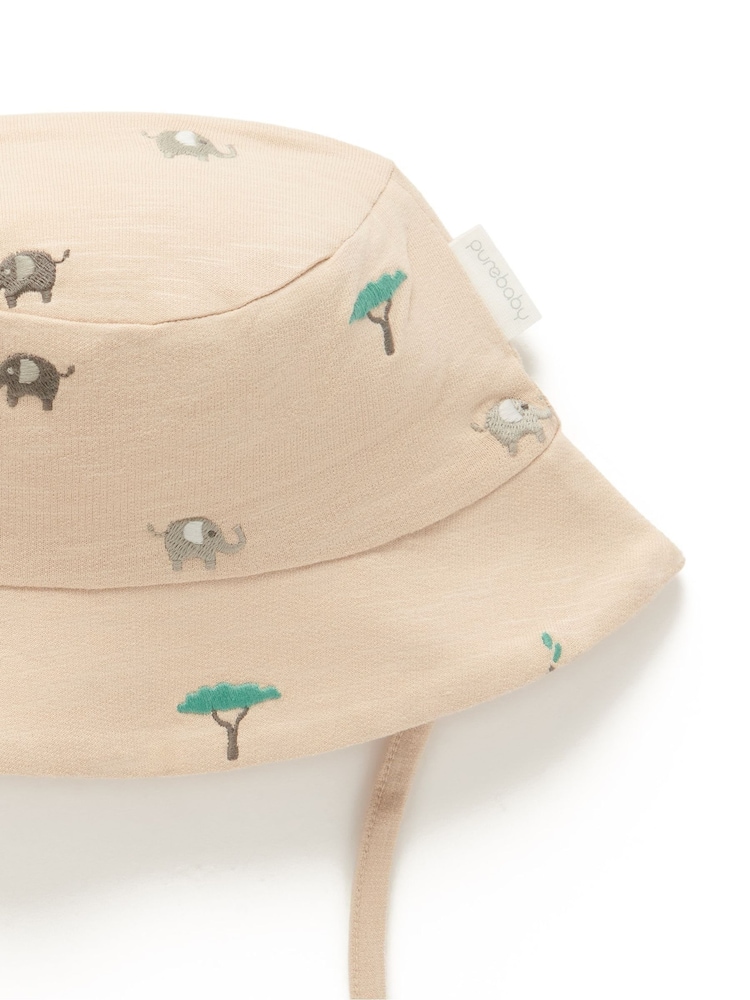 Purebaby Gingham Hat - Image 2 of 2