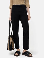 Jigsaw Black Bi Stretch Cigarette Trousers - Image 1 of 5