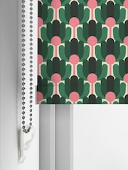 Orla Kiely Jade Green Florida Made to Measure Roller Blinds - Image 3 of 6