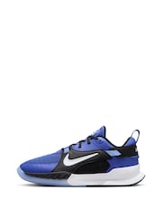 Nike Blue Youth Crosscourt Trainers - Image 2 of 10
