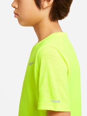 Nike Yellow Miler T-Shirt - Image 4 of 7