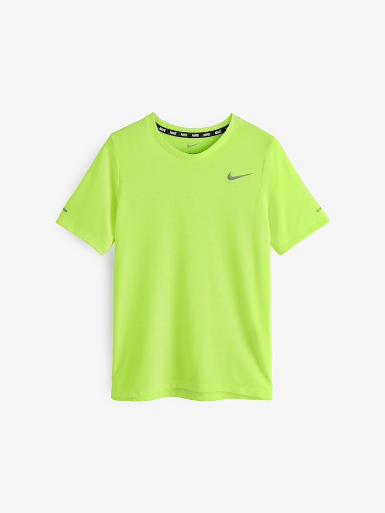 Nike Yellow Miler T-Shirt - Image 7 of 7