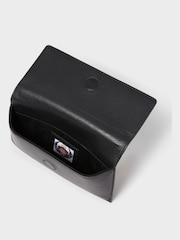 Osprey London The Double Zip Leather Black Glasses Case - Image 3 of 4