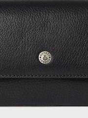 Osprey London The Double Zip Leather Black Glasses Case - Image 4 of 4