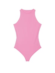 Victoria's Secret PINK Moonstone Pink Soft Stretch Tank Bodysuit - Image 4 of 4