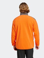 adidas Terrex Orange/Grey Multi Full-Zip Fleece Jacket - Image 2 of 7