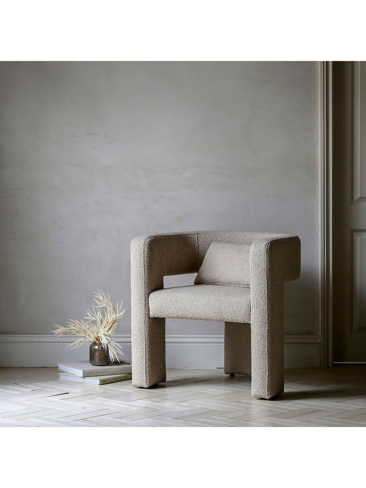 Gallery Home Cream Stanley Leather Armchair - Image 1 of 5