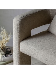 Gallery Home Cream Stanley Leather Armchair - Image 2 of 5