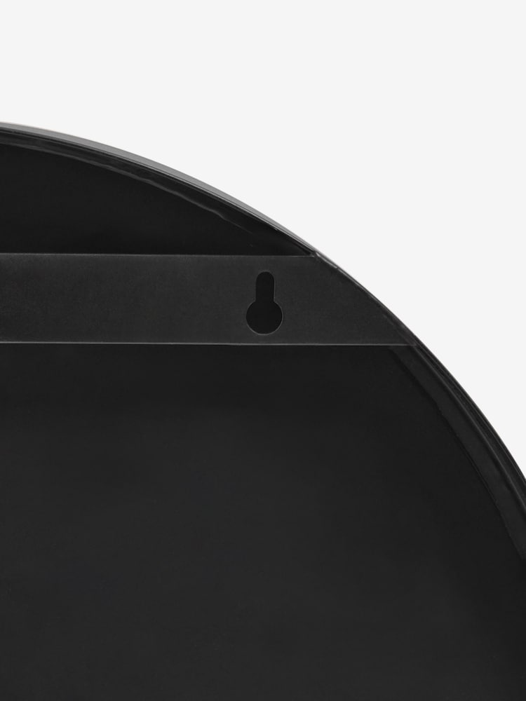 Black Fob Wall Mirror - Image 5 of 5 Black Fob Wall Mirror - Image 5 of 5