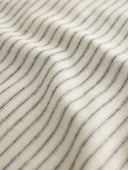 neutre - Stripe Cotton Long Sleeve 100% Cotton Shirt - Image 8 de 9
