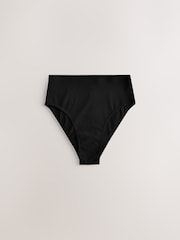 Black High Rise High Leg No VPL Comfort Knickers 3 Pack - Image 8 of 9