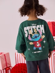Green Disney Lilo And Stitch Christmas Set (3mths-7yrs) - Image 1 of 8