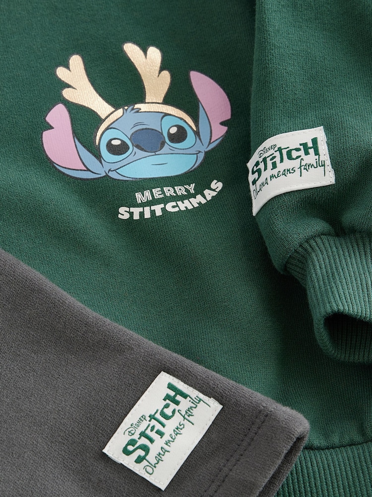 Green Disney Lilo And Stitch Christmas Set (3mths-7yrs) - Image 8 of 8